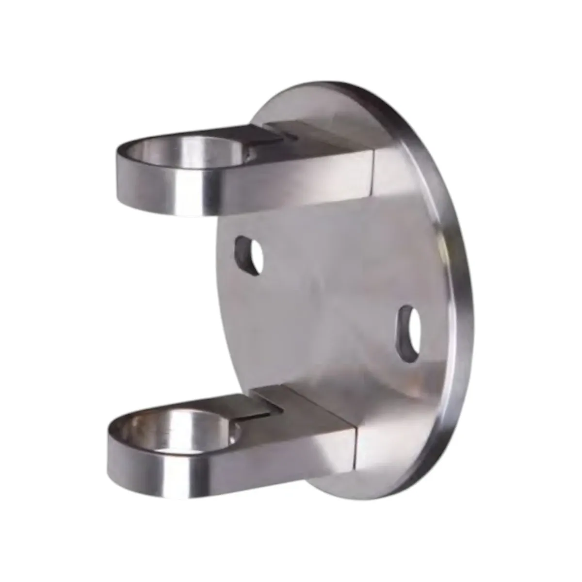 Platine murale inox Ø150 mm pour fixation tube Ø42.4 mm