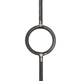 Barreau forgé H950 2 cercles