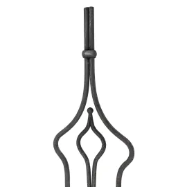 Barreau acier motifs losanges