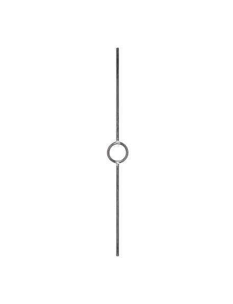 Barreau d'escalier en fer forgé motif cercle