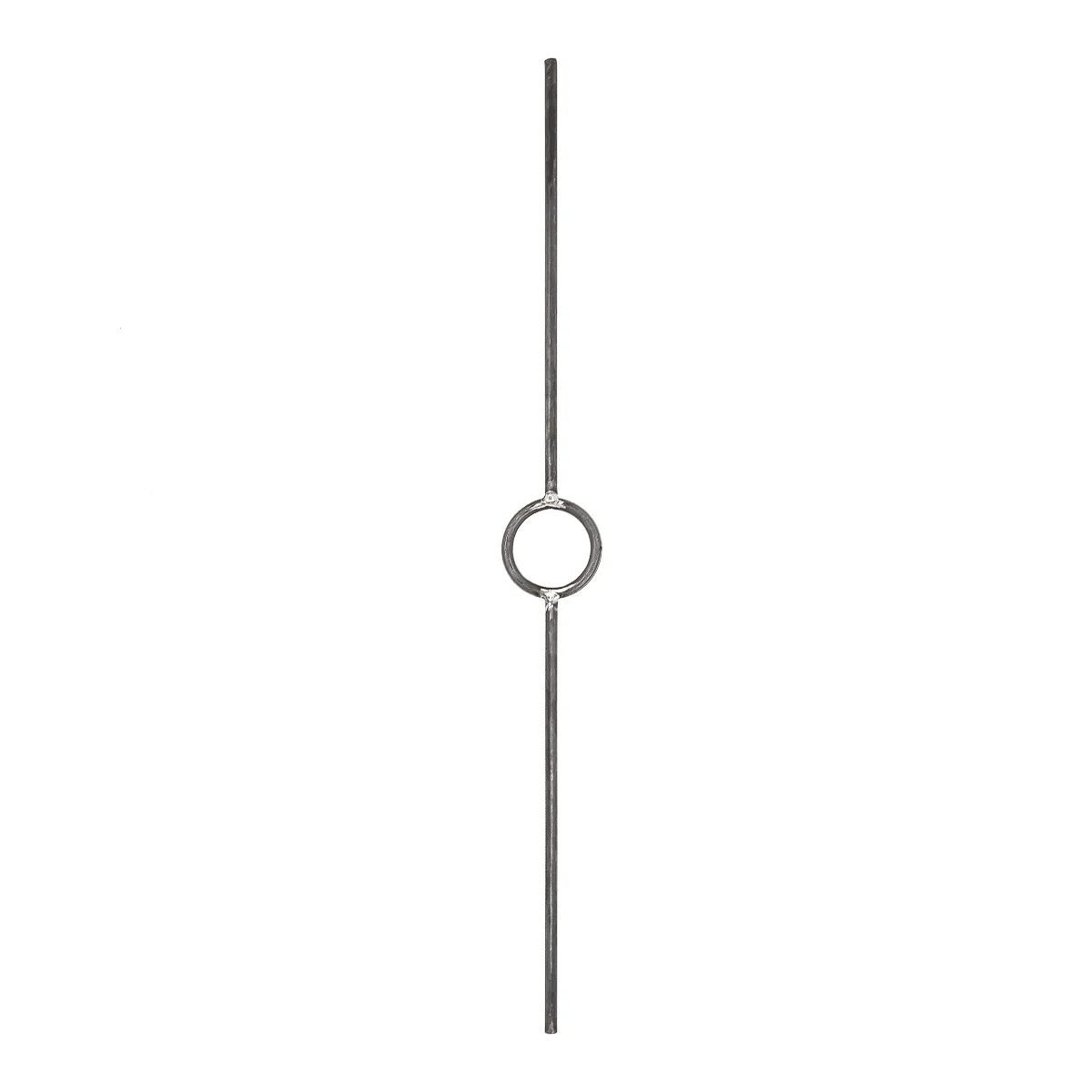 Barreau d'escalier en fer forgé motif cercle