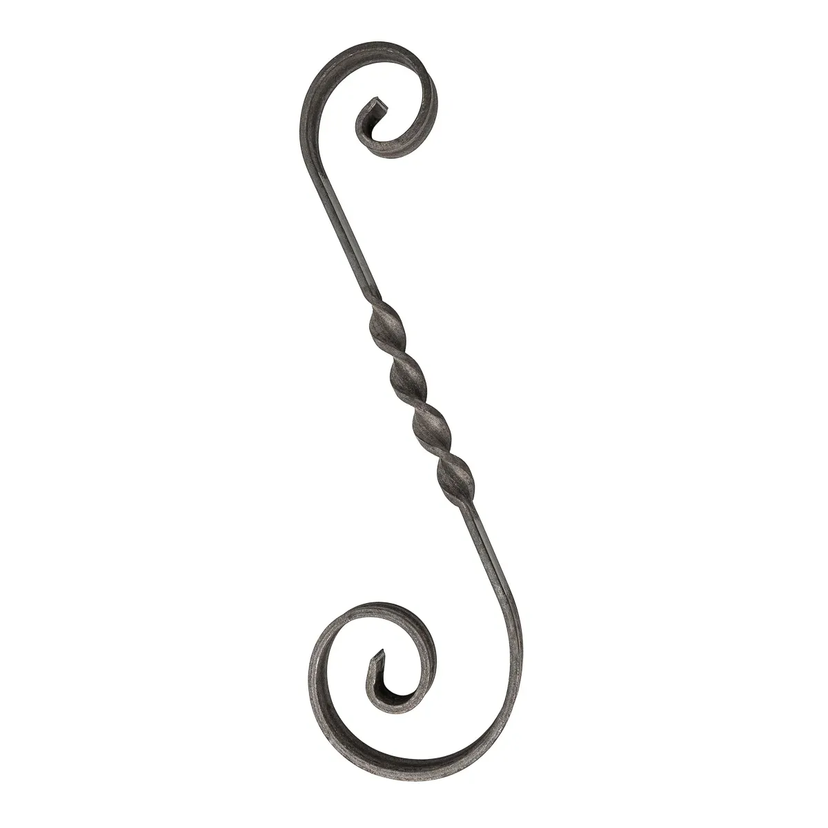 Volute en S avec torsade 350x100 mm SF14013
