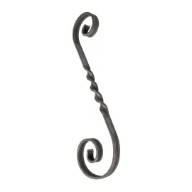 Volute avec torsade 350x100
