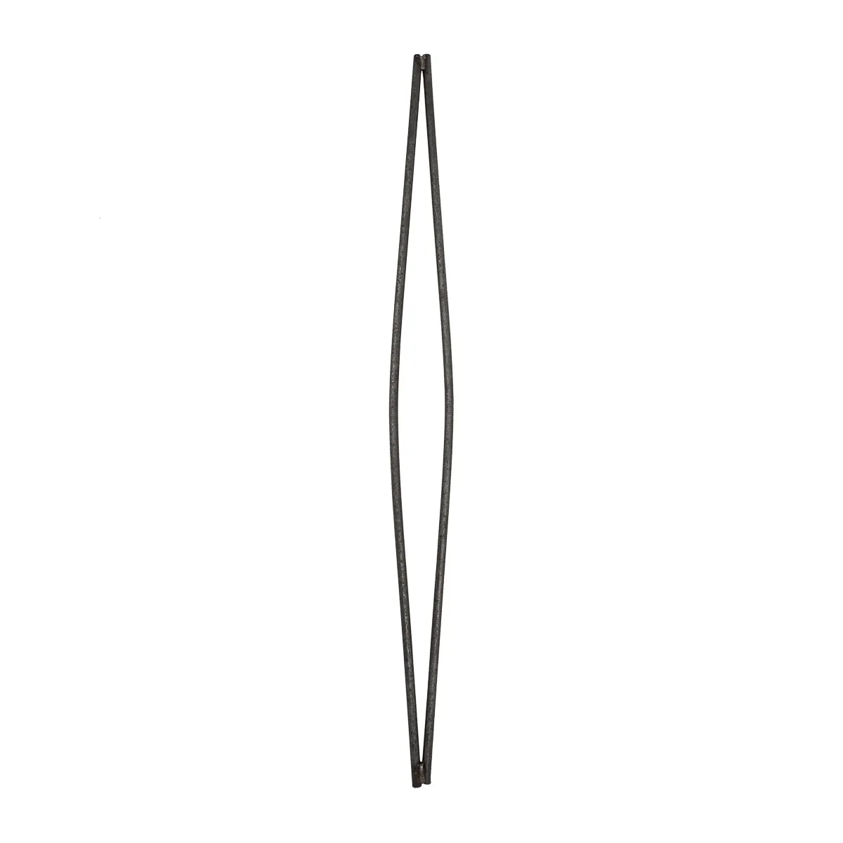 Barreau fer forgé H950 x L85 mm 2x Ø12 mm - Centre élargi