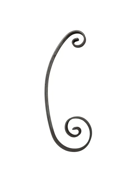 Volute en C 305x120 mm en plat de 16x4