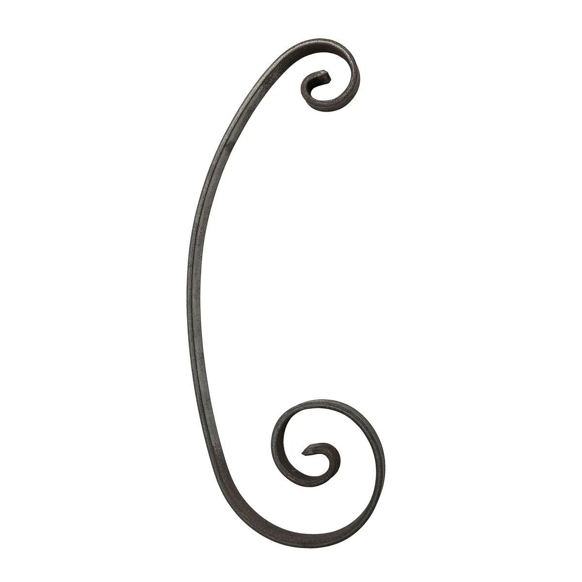 Volute en C 305x120 mm en plat de 16x4