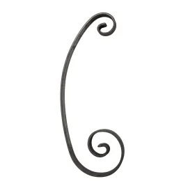 Volute en C 305x120 mm en plat de 16x4