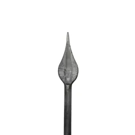 Barreau rond D16 mm avec pointe de lance H1000 mm