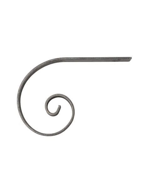 Volute 170x116 mm en plat de 12x3 mm SF14200