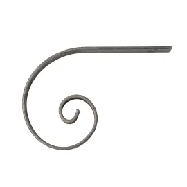 Volute 170x116 mm en plat de 12x3 mm SF14200