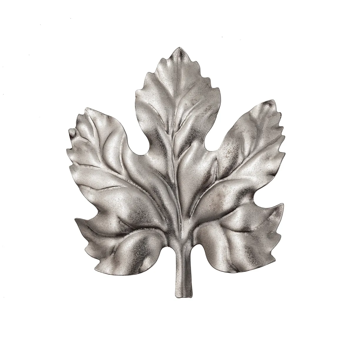 Décor acier feuille de vigne ép. 0,6 mm - 105x95 mm