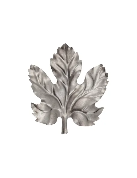 Décor ferronnerie -  feuille de vigne ép. 0,6 mm - 105x95 mm