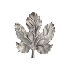 Décor ferronnerie -  feuille de vigne ép. 0,6 mm - 105x95 mm