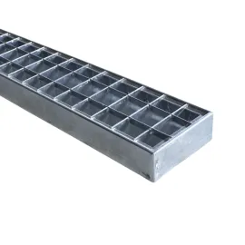 Grille évacuation 100x1000 mm en caillebotis – Maille 30/30 - BP 40x2 - DESTOCKAGE