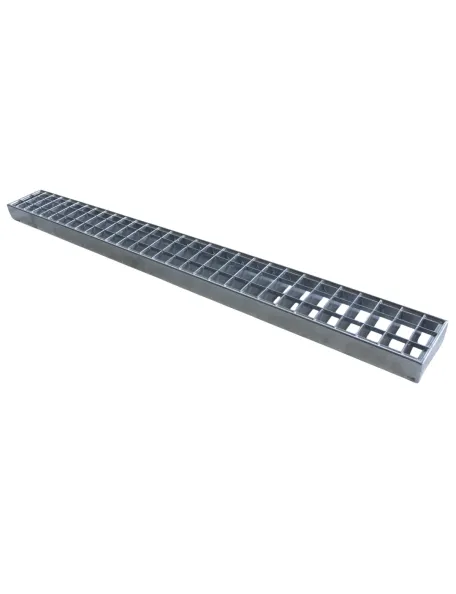 Caniveau 100 x 1000 mm en caillebotis – Maille 30/30 - BP 40x2 - DESTOCKAGE