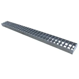 Caniveau 100 x 1000 mm en caillebotis – Maille 30/30 - BP 40x2 - DESTOCKAGE