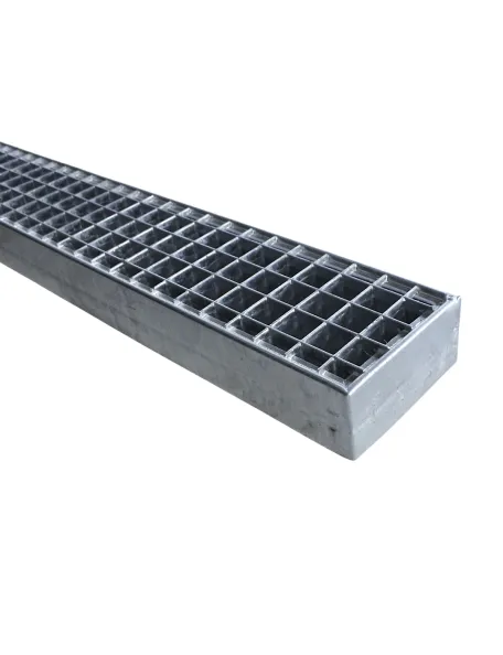 Grille caniveau 100x1000 mm en caillebotis – Maille 19x19 - BP 50x2 DESTOCKAGE