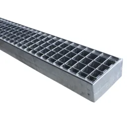 Grille caniveau 100x1000 mm en caillebotis – Maille 19x19 - BP 50x2 DESTOCKAGE