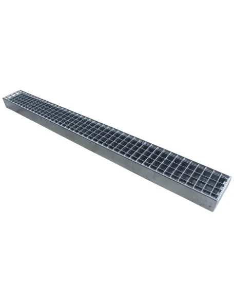 Déstockage caniveau 100x1000 mm en caillebotis – Maille 19x19 - BP 50x2 DESTOCKAGE