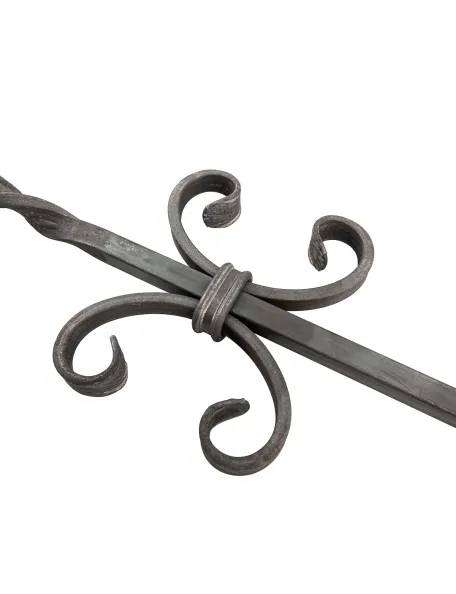 Barreau fer forgé Motif volutes en C