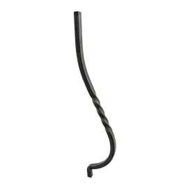 Barreau fer forgé galbé H450 mm