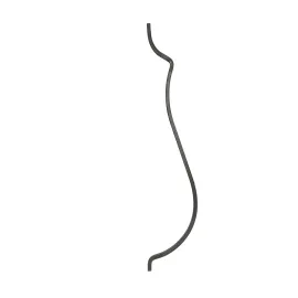 Barreau escalier fer forgé 80 cm acier galbé - carré plein 12 mm