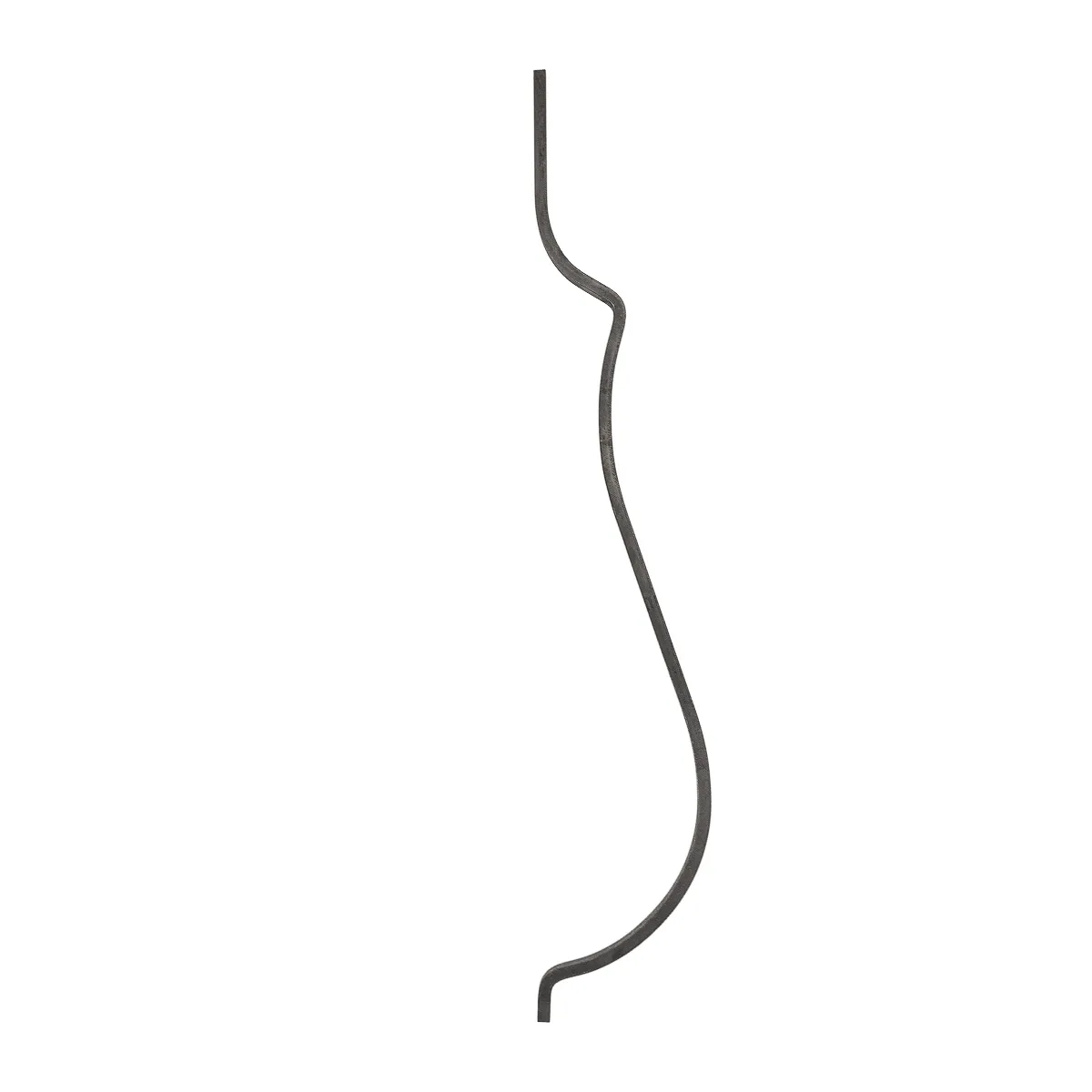 Barreau acier galbé 90 cm - carré 12 mm
