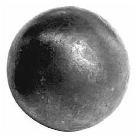 Boule acier pleine 15 mm
