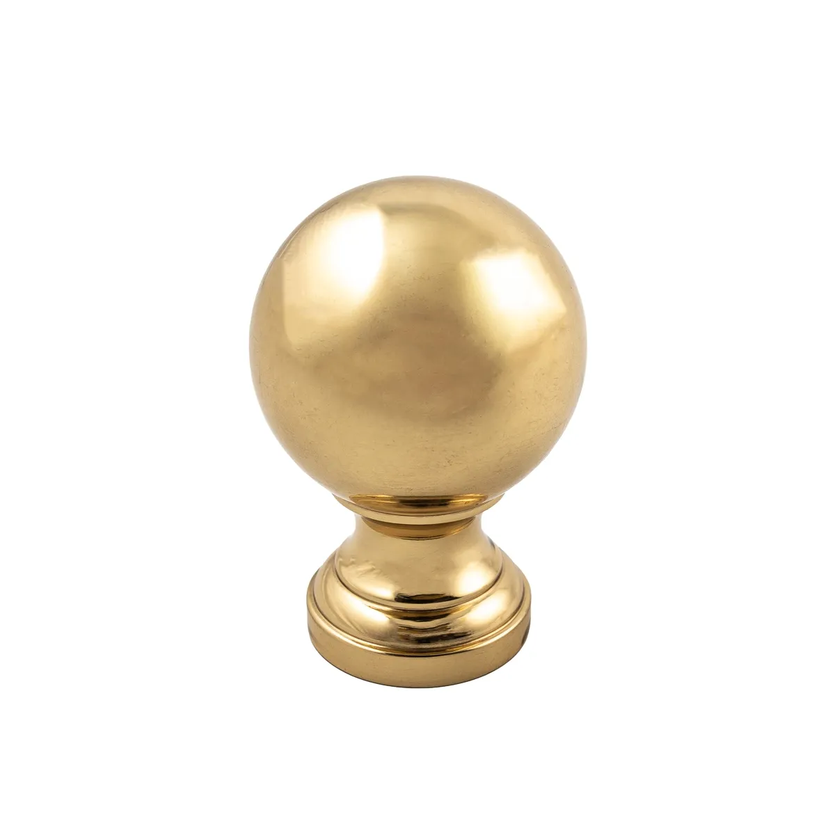 Boule en laiton à visser D50 mm - hauteur 75 mm - base 38 mm
