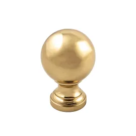 Boule en laiton à visser D50 mm - hauteur 75 mm - base 38 mm