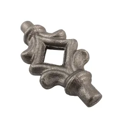 Fer de lance acier 125 mm base Ø15 mm