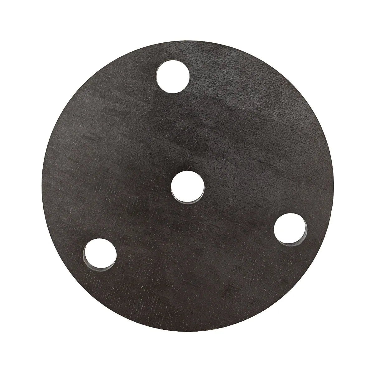 Platine ronde D100  3 trous + trou central 10 mm Réf. 16 110