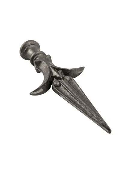 Ferronnerie fer de lance base Ø38 mm H215
