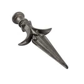 Ferronnerie fer de lance base Ø38 mm H215