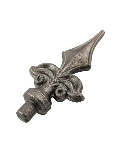 Pointe portail fer forgé pour barreau de 14 mm