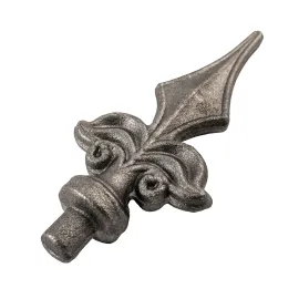 Pointe portail fer forgé pour barreau de 14 mm