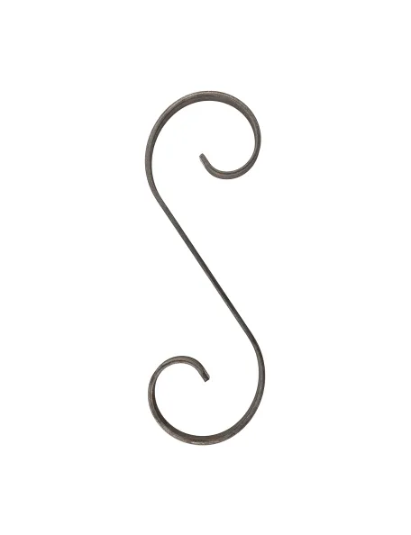 Volute fer forgé 343x110