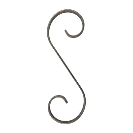 Volute fer forgé 343x110