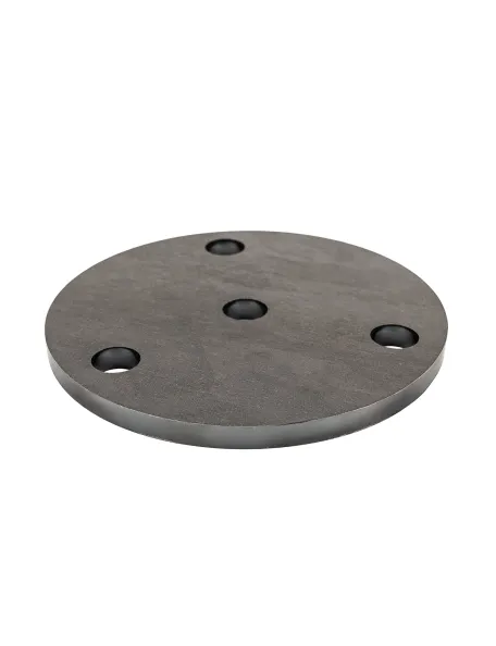 Platine de fixation acier ronde diamètre 100 mm