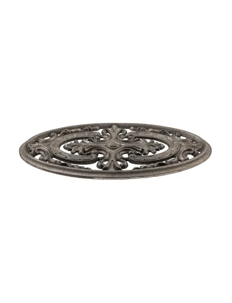Rosace pour portail fer forgé en fonte - à visser - 170x340 mm