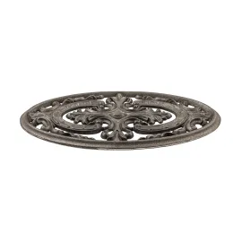 Rosace pour portail fer forgé en fonte - à visser - 170x340 mm