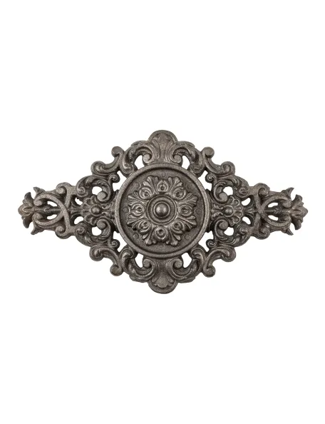 Rosace fer forgé en fonte - à visser - décor pour portail - SF03086-AF