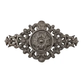 Rosace fer forgé en fonte - à visser - décor pour portail - SF03086-AF