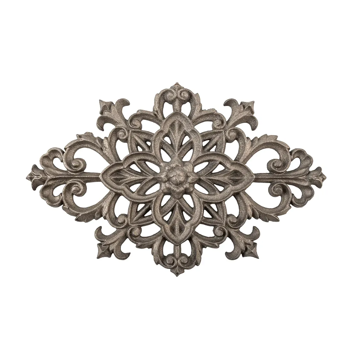 Rosace en fonte pour portail 370x240 mm