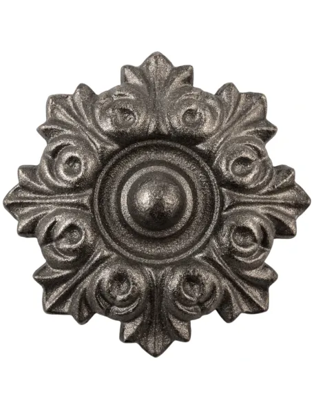 Rosace en métal pour ferronnerie diamètre 130 mm