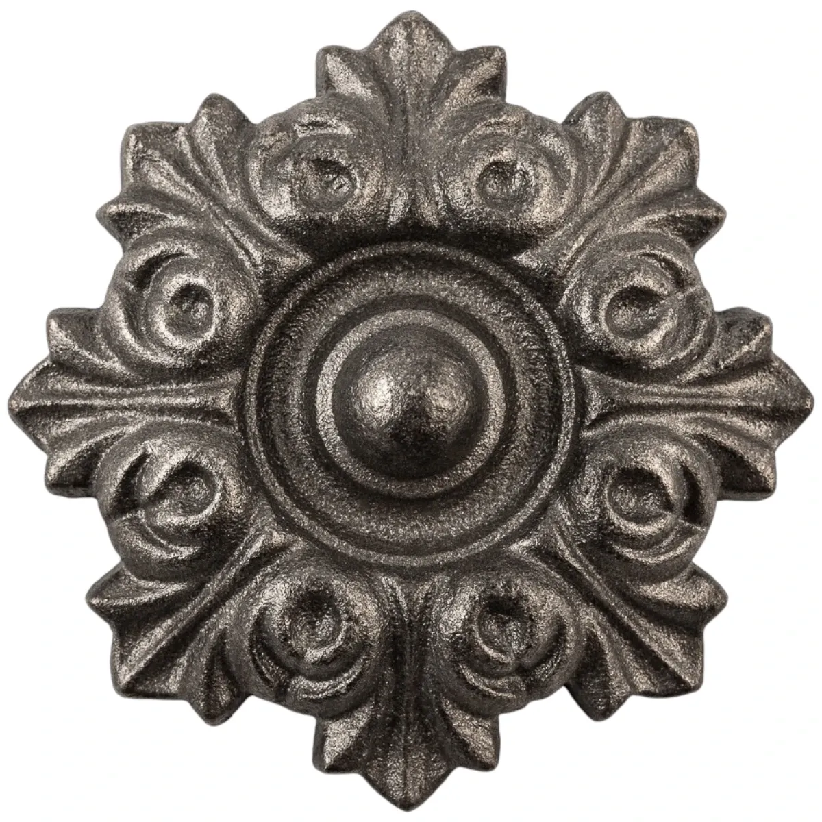 Rosace en métal pour ferronnerie diamètre 130 mm