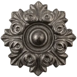 Rosace en métal pour ferronnerie diamètre 130 mm