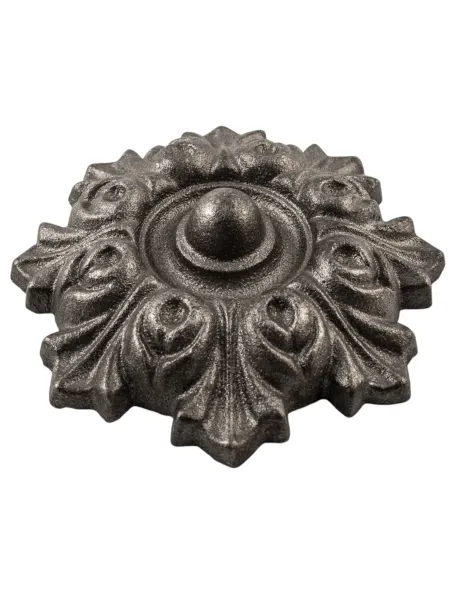 Rosace diamètre 130 mm - décor en fonte pour portail