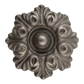 Rosace portail en fonte - à visser - 100 mm