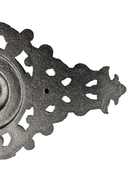 Palmette taraudée M5 - Fonte brute